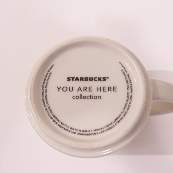Starbucks 2017 You Are Here Collection Pike Place Market 14oz Mug Cup - Picture 5 of 6